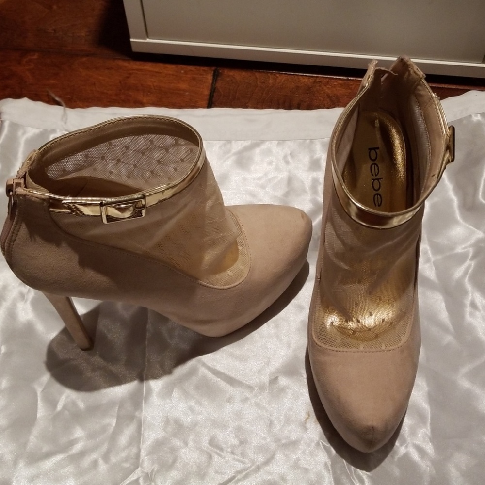Bebe Used High Heels Nude